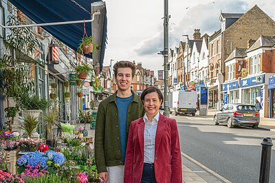 Sue Wixley and Fergus Foord